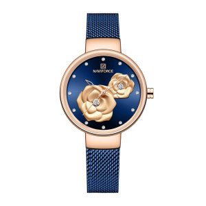 ساعت مچی زنانه نیوی فورس مدل NF5013 RG/BE/BE