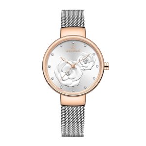 ساعت مچی زنانه نیوی فورس مدل NF5013 RG/W/S