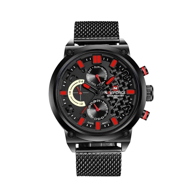 ساعت مچی مردانه نیوی فورس مدل NF9068S B/R/B